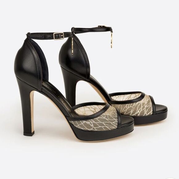 BRAND NEW RAMPAGE HIGH HEEL STILETTOS ADJUSTABLE BUCKLE STRAP SANDAL - Picture 1 of 15